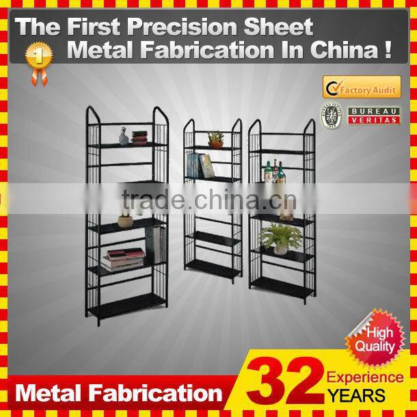 customized made home furniture no door metal book cabinet