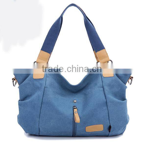 2014 Fashion design custom canvas bag tote bag wholesale canvas bag