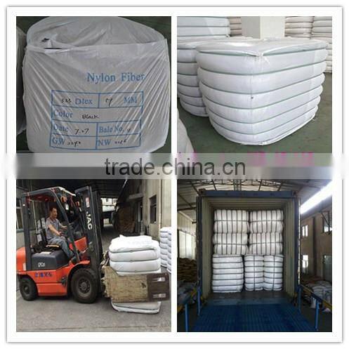 trilobal bright nylon fiber flat white virgin 100%