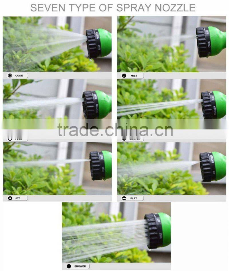 Life & Fit - 100Ft Strongest Expandable Garden magic Hose and 7 Function Spray Nozzle and Shut-off Valve, Extra Strength Fabric