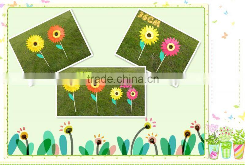 2016 Fashion polyester high quality Windmill toys garden decorations