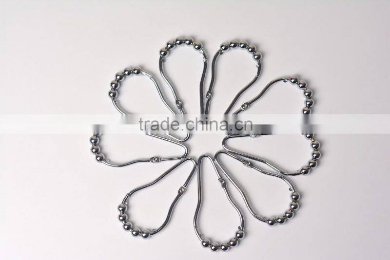 The gourd buckle shower curtain hooks/ steel shower curtain hooks/stainless steel shower curtain hooks