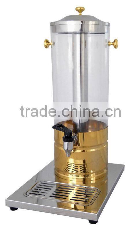 Jet spray juice drink dispenser