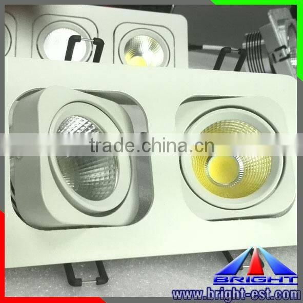 Recess 58mm Square COB led downlight,adjustable led downlight