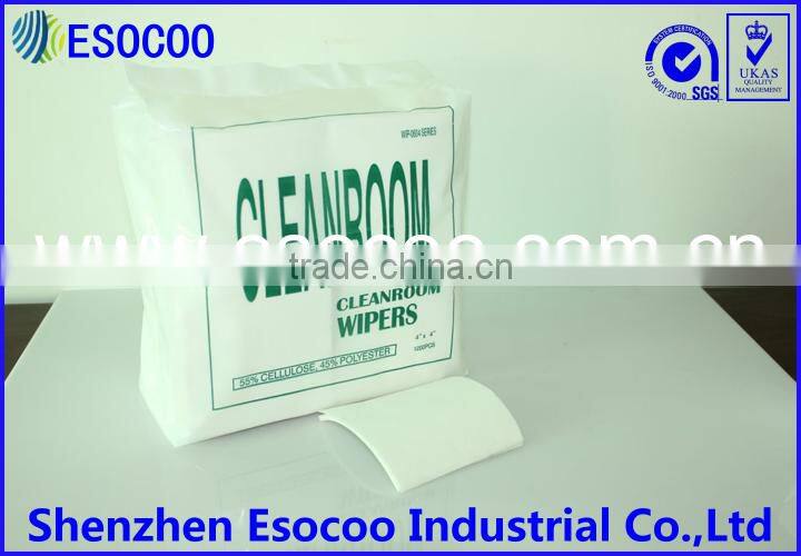 45%polyester&55%wood pulp cleanromm wiper