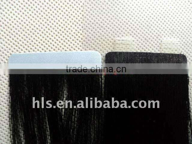 natural look Double Tape Hair Extension with lace,no shine,no shedding