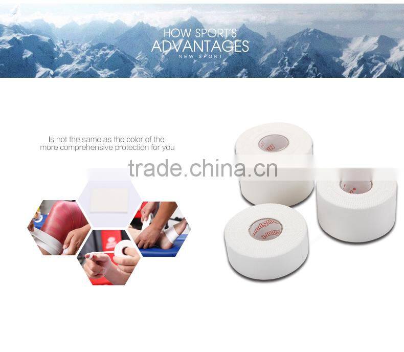 High Quality Breathable Strong Adhesive Waterproof Medical Cotton Rigid Tape Athletic Tape