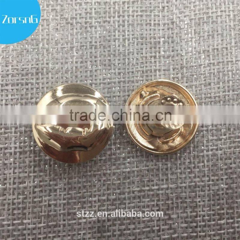 Special concave surface metal button snaps for leather with logo