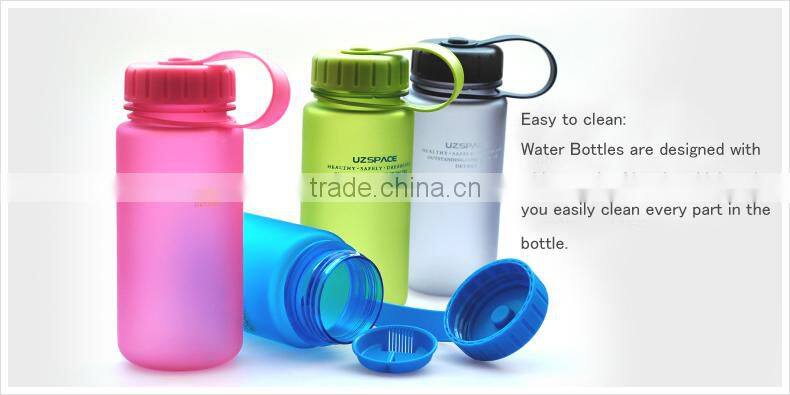 500ML Bpa free bottle logo forsted plastic water bottle
