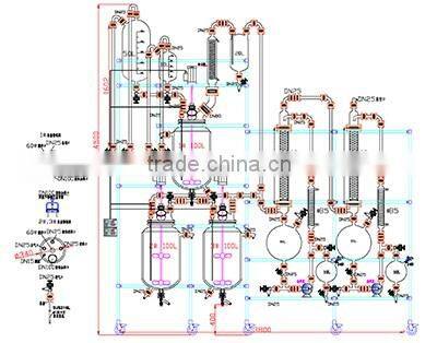 Cheapest good quality 2016 2L-250L Single Layer Glass Reator