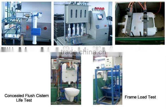 In-wall cistern with universal frame for wall-hung WC toilet with dual flush for bathroom made in China