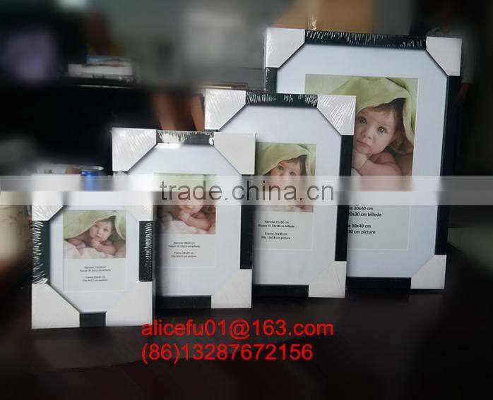 wholesale black mdf wood photo frame baby boy picture frame for decor or gifts