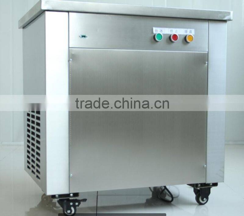 Fry ice cream roll machine