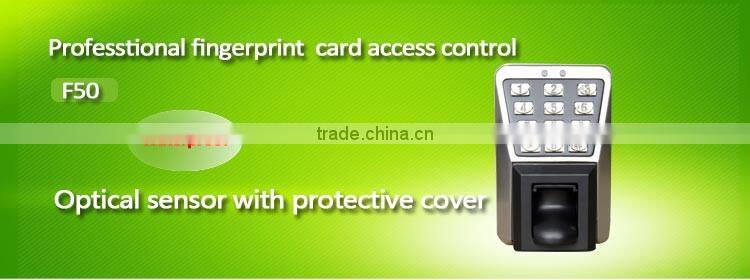 Out Door Keypad ID Card Fingerprint Authentication Meaning Of Access Control(HF-F50)