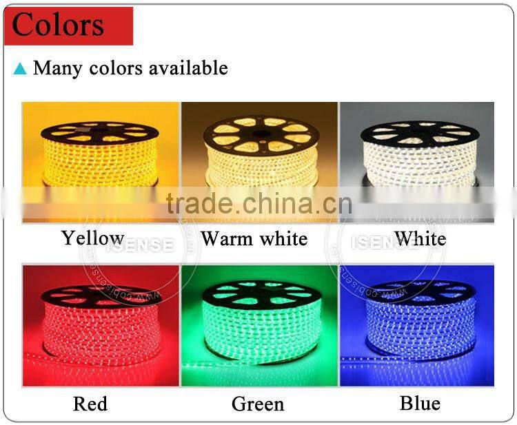Yellow/amber waterproof LED flexible neon strip light