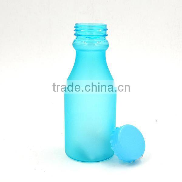 2016 Custom Brand Tritan Safe Frosted Custom Drink Bottle,Airtight Cap with Strap,BPA free