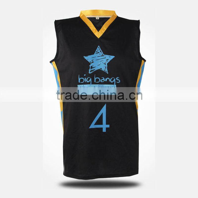 Latest best basketball jersey design , cheap custom reversible basketball uniforms design