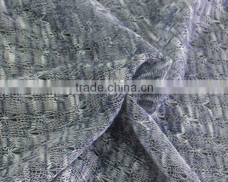 spring fashion knit sweater polyester mesh fabric