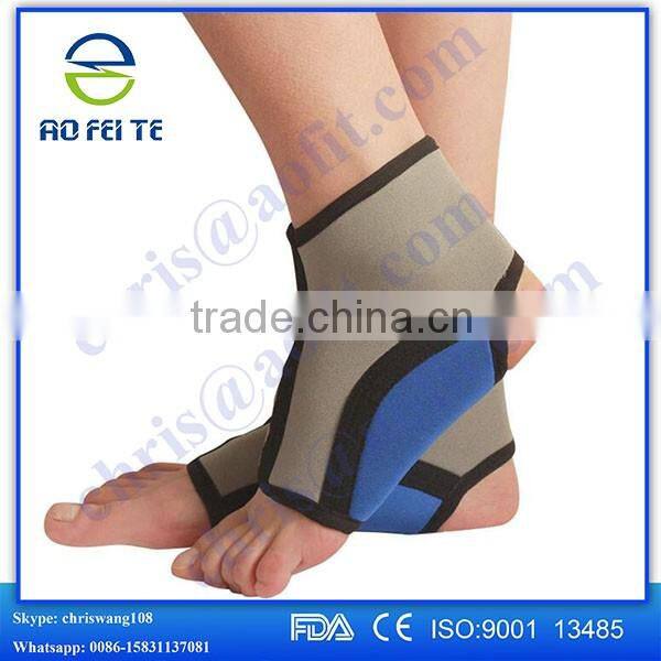 hot new products for 2016 aofeite sport open heel protective neoprene waterproof ankle support shoes