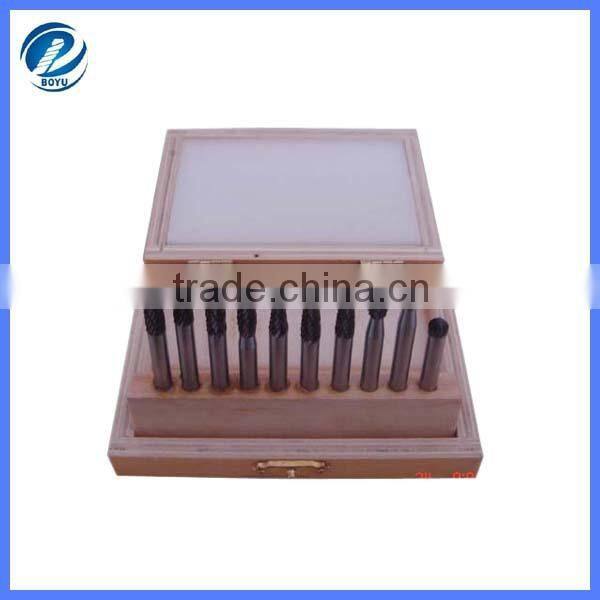 Tungsten Carbide Cylindrical with ball top rotary burrs
