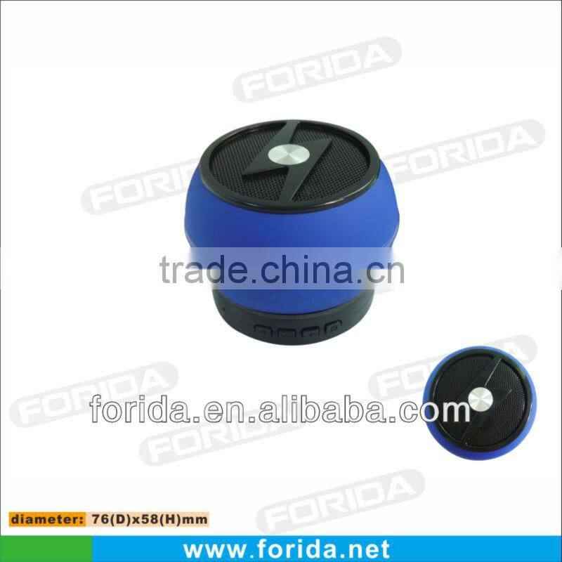 round shaped mp3/mp4/phone bluetooth speaker