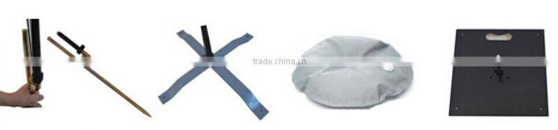 Teardrop Flag With Cross Base