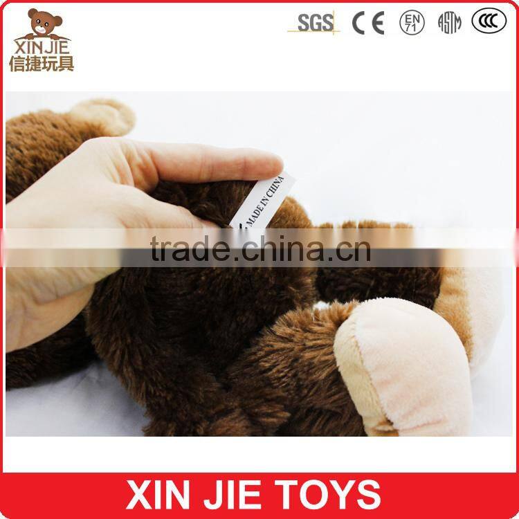 12inch sitting plush big eyes animal toy lovely good quality soft orangutan toy factory hot sale soft orangutan toy