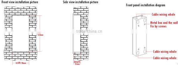 ITC T-6716 TCP IP Intercom Emergency Call Device for ATM