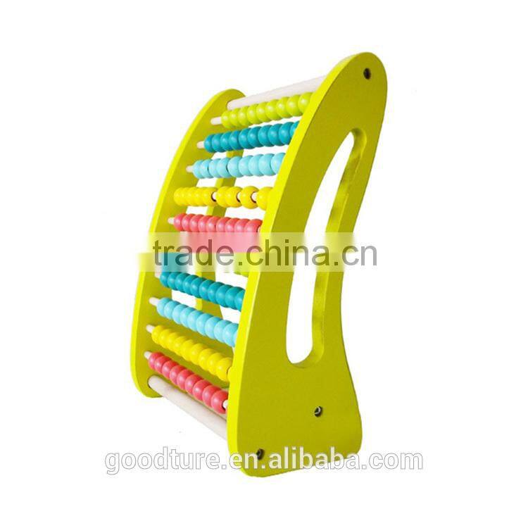 Wooden Abacus 10 Racks Beads Rack Colorful Beads