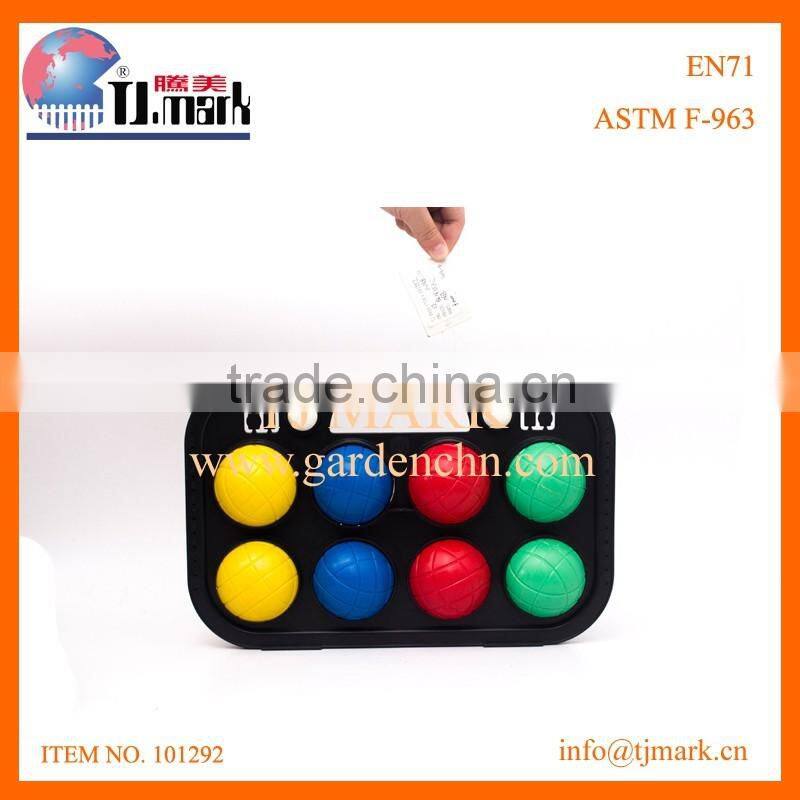 Hot sale 6pcs metal petanque boules garden game toy