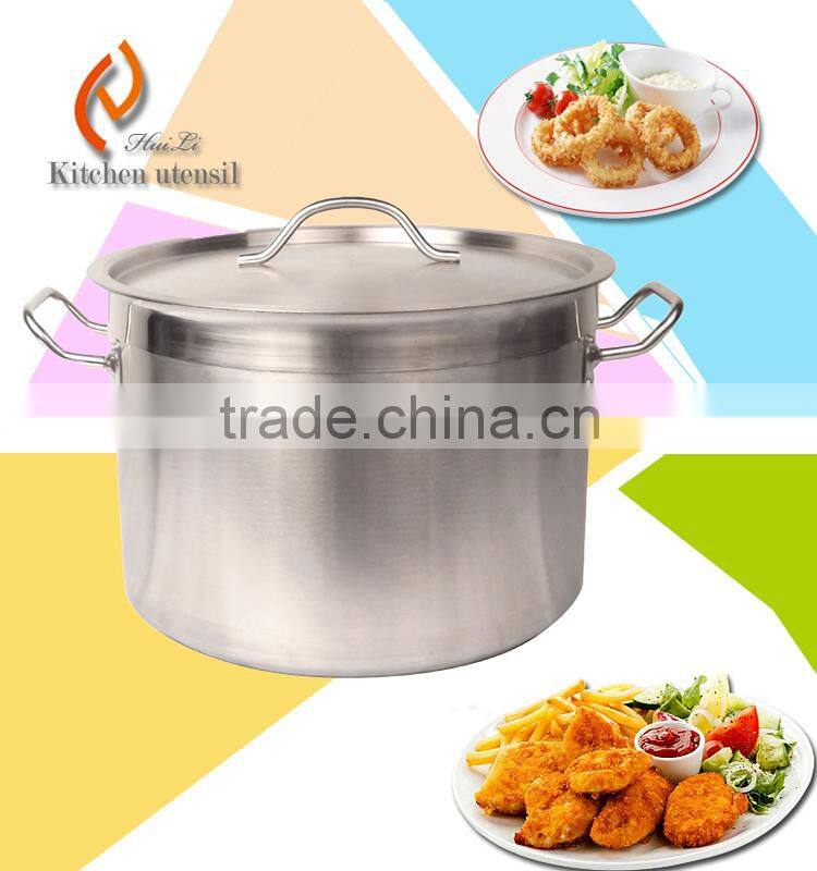 High power high efficency commercial industrial Stainless steel Kitchen steam stock pot for restaurant hotel