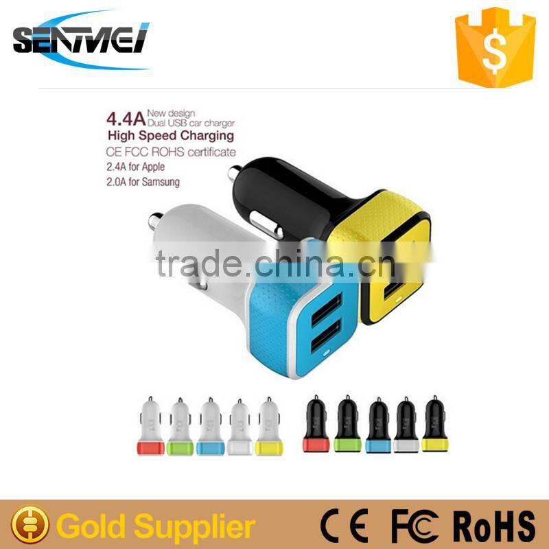 wholesaler china portables 2 port usb car charger customized