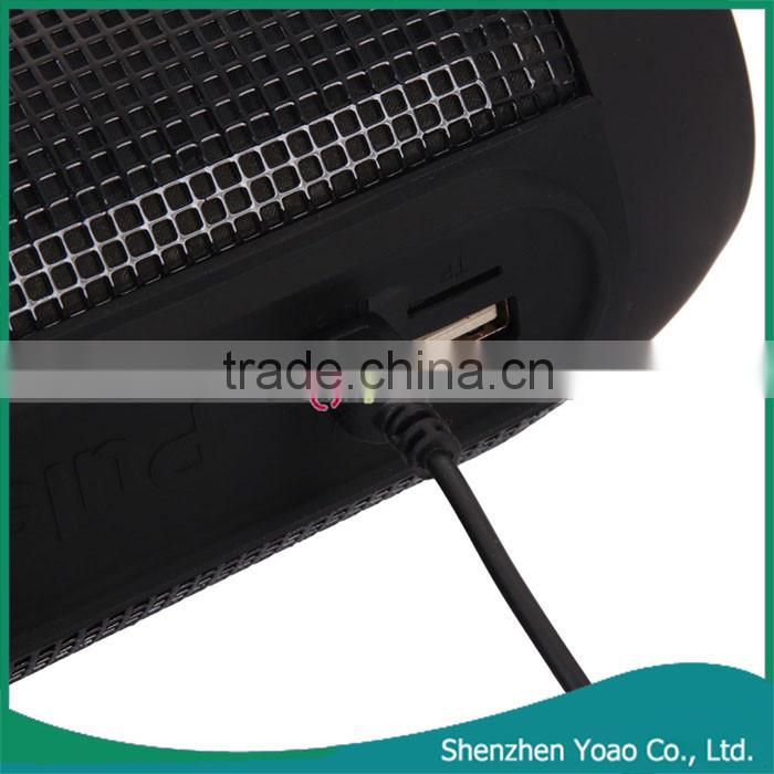 Leadzm Portable Wireless Bluetooth Speaker (Support TF Card/USB/FM Radio) Black