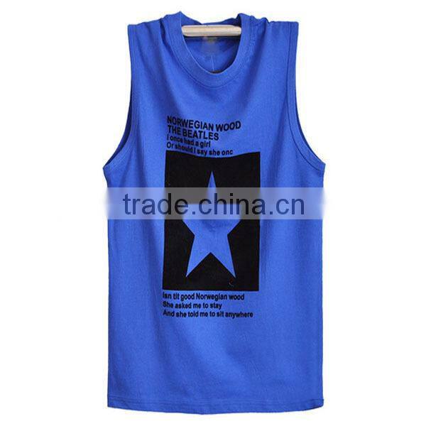 Hot ! 2014 New Design Cheap Wholesale Mens Cotton Tank Tops (lyt-04000262)
