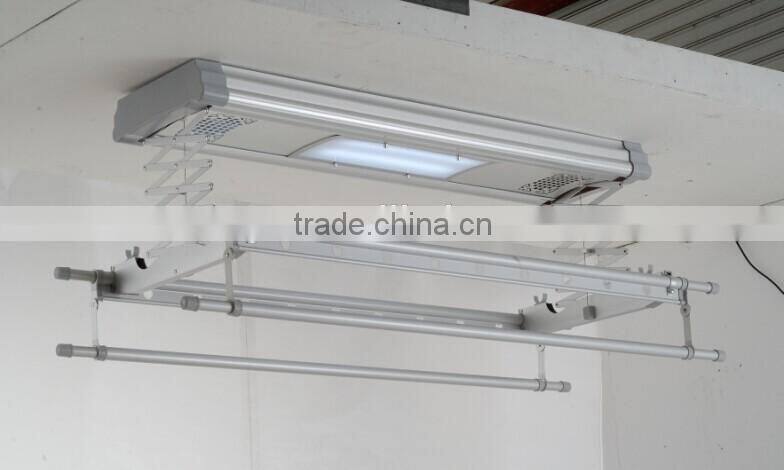New home decorative AC 220v aluminum motorized clothes drying rack