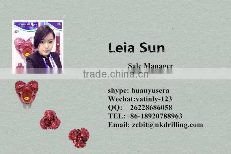 3-8 blades matrix body oil drilling pdc drill bit API standard