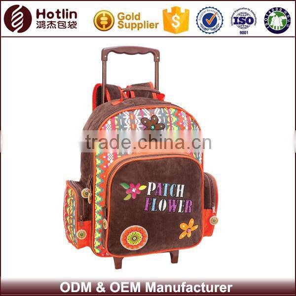 School Teenager's Shoulder Bag with Trolley