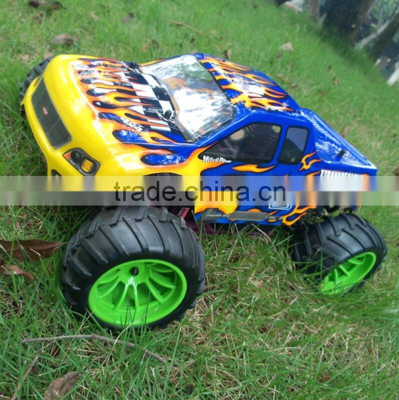 2016 new product 1/10th scale 2.4G HSP 94108 high speed off-road RC nitro monster truck 4x4