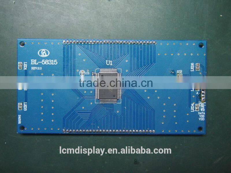 positive segment character custom COG lcd display