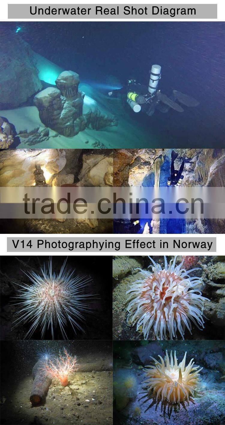 Best selling wide angle 110 UVscuba strong light torch diving
