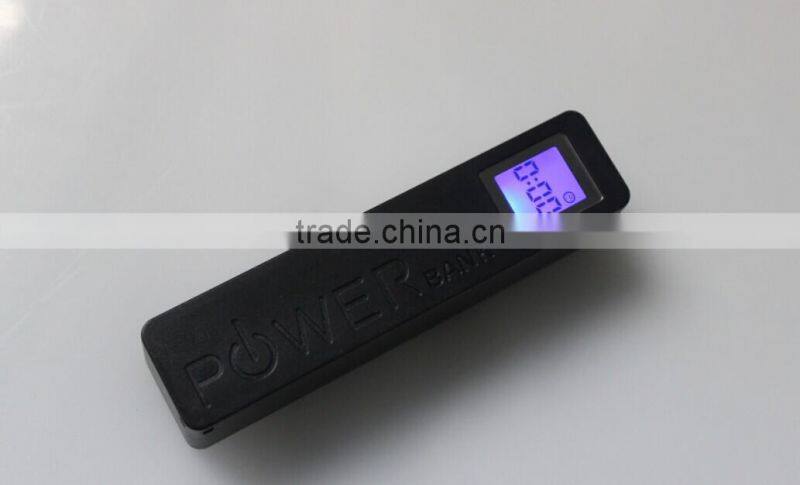 DELONG newest power bank with led screen 2600mah
