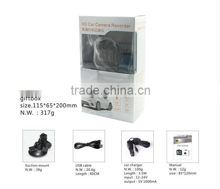 2.0 Inch 1080P Full HD 5.0M Pixel 120 Degree Wide Angle Mini Hidden Camera Car Black Box