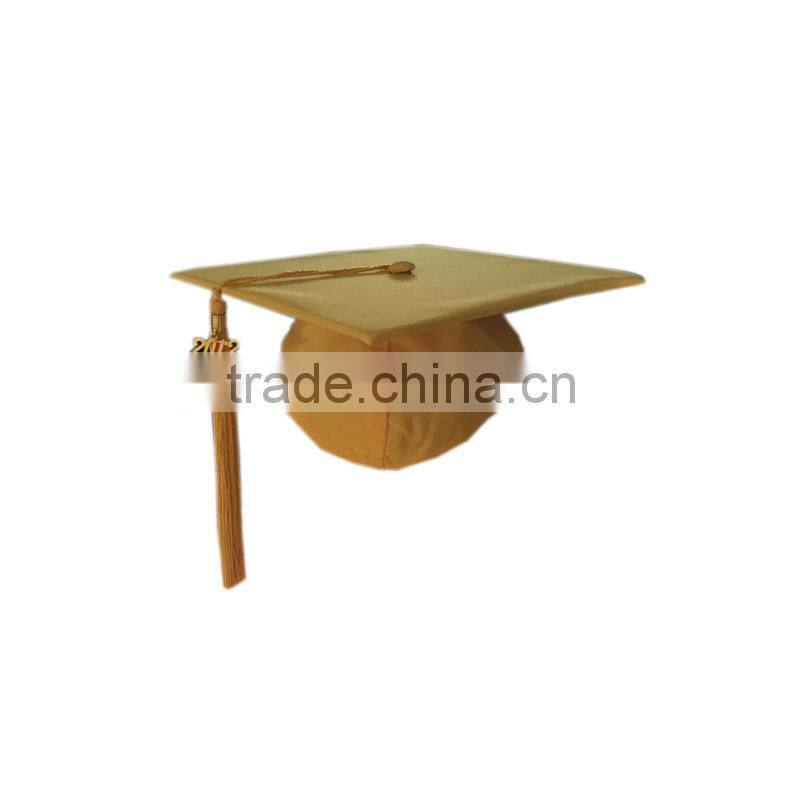 Wholesale cheap matte graduation cap with tassel