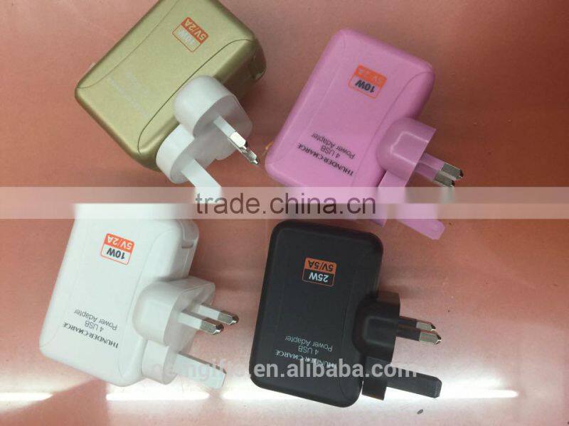 Promotion Universal 4-USB Ports AC Power Adaptor