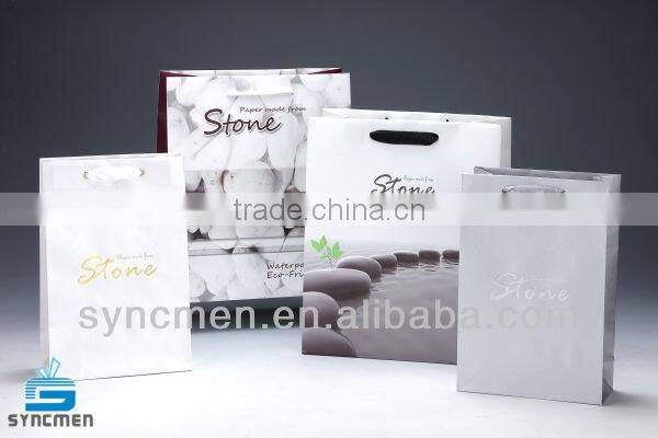 Eco-friendly Stone paper bag manufacturer