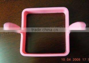 Fashion Food Grade silicone egg ring in square shape