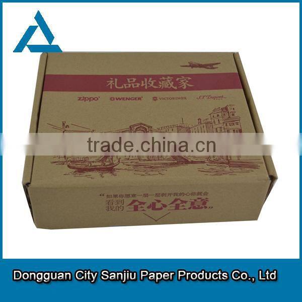 die cut box Corrugated Cardboard Mailing Box