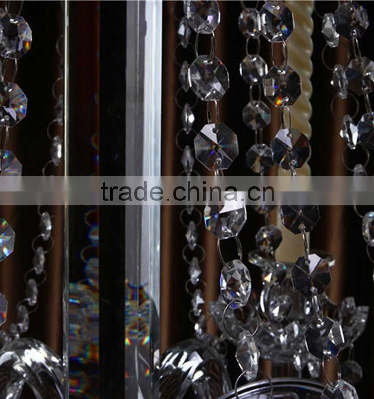 2016 birthday decoration wholesale candlestick holder wedding crystal