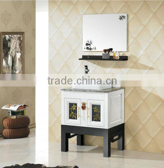 HM-033(ABS)Wall hung modern bathroom vanity cabinet