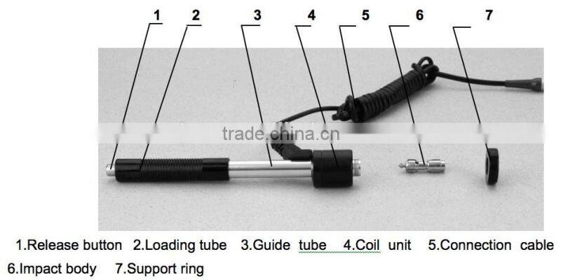 DTEC DH600 Portable Leeb Hardness Tester Colorful Display Curve Graph Top Grade Hardness Tester